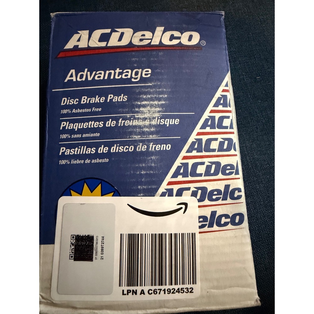ACDelco Advantage Disc Brake‎ Pads 14D1468CHF1 Non Ferrous Ceramic - NEW
